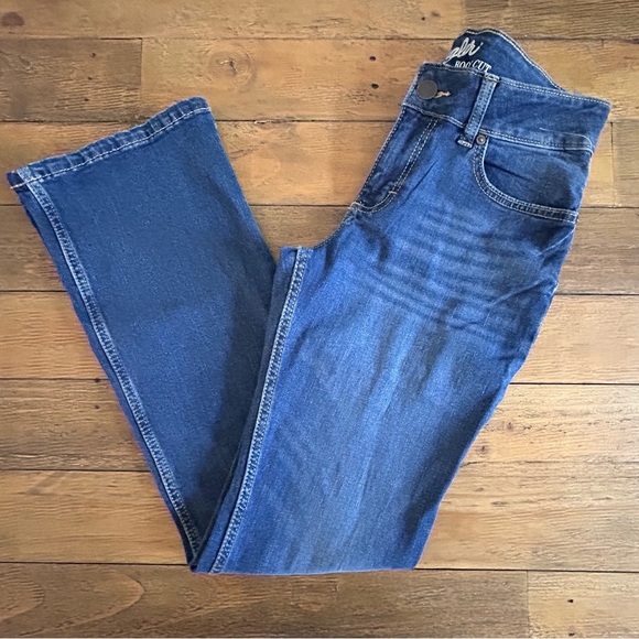 WRANGLER Women’s Boot Cut Jeans Western Mid Rise Stretch Blue Wash 28X32 - Picture 6 of 17